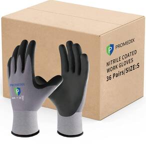 Luvas de trabalho PROMEDIX P revestidas com nitrilo para homens