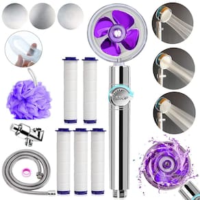 Cabeça de chuveiro Besititli Upgrade Hydro High Pressure Purple