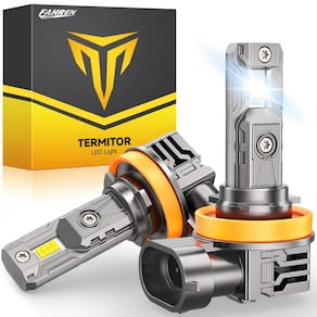 Lâmpada de neblina FAHREN H11 6500K 20000LM 600% de brilho, pacote com 2
