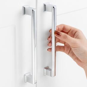 Alça de tração de gabinete ASKANO, cromo polido ZP2206, 160 mm, pacote 10