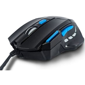 Mouse Optico Usb Gammer 7 Botoes Preto/Azul