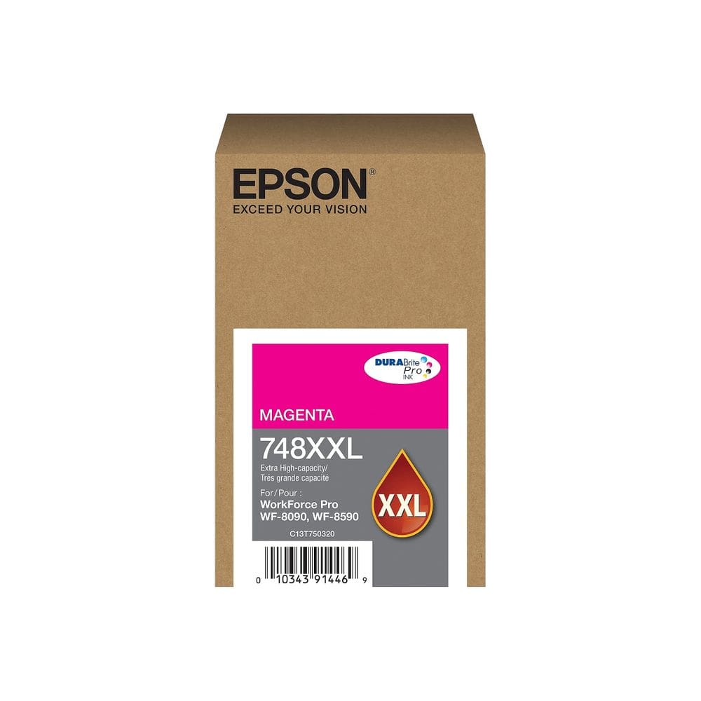 Tinteiro Epson 748 DuraBrite Pro Magenta de Alta Capacidade