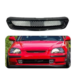 Grade Type R Honda Civic 96 a 98 Black Piano Plástico Abs