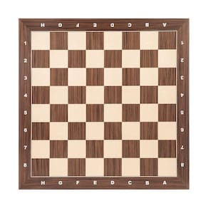 Tabuleiro de xadrez Woodronic 21 Professional Wood com quadrados de 5,7 cm