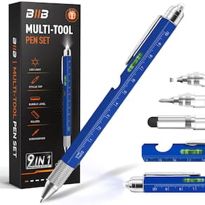 Caneta multiferramenta BIIB 9 em 1 para presentes de aniversário masculinos