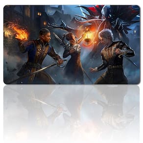Mouse pad para jogos TCG Playmat Battle for Baldur`s Gate Si Mao