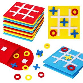 Jogo de tabuleiro Tic Tac Toe LoveStown Mini para crianças com 15 unidades