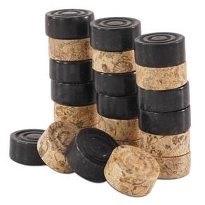 Conjunto de bonecos quadriculados Radicaln Marble Black and Coral de 3 cm
