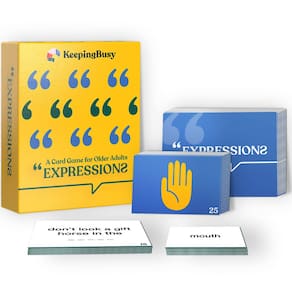 Jogo de cartas Keeping Busy Expressions Brain Game for Dementia