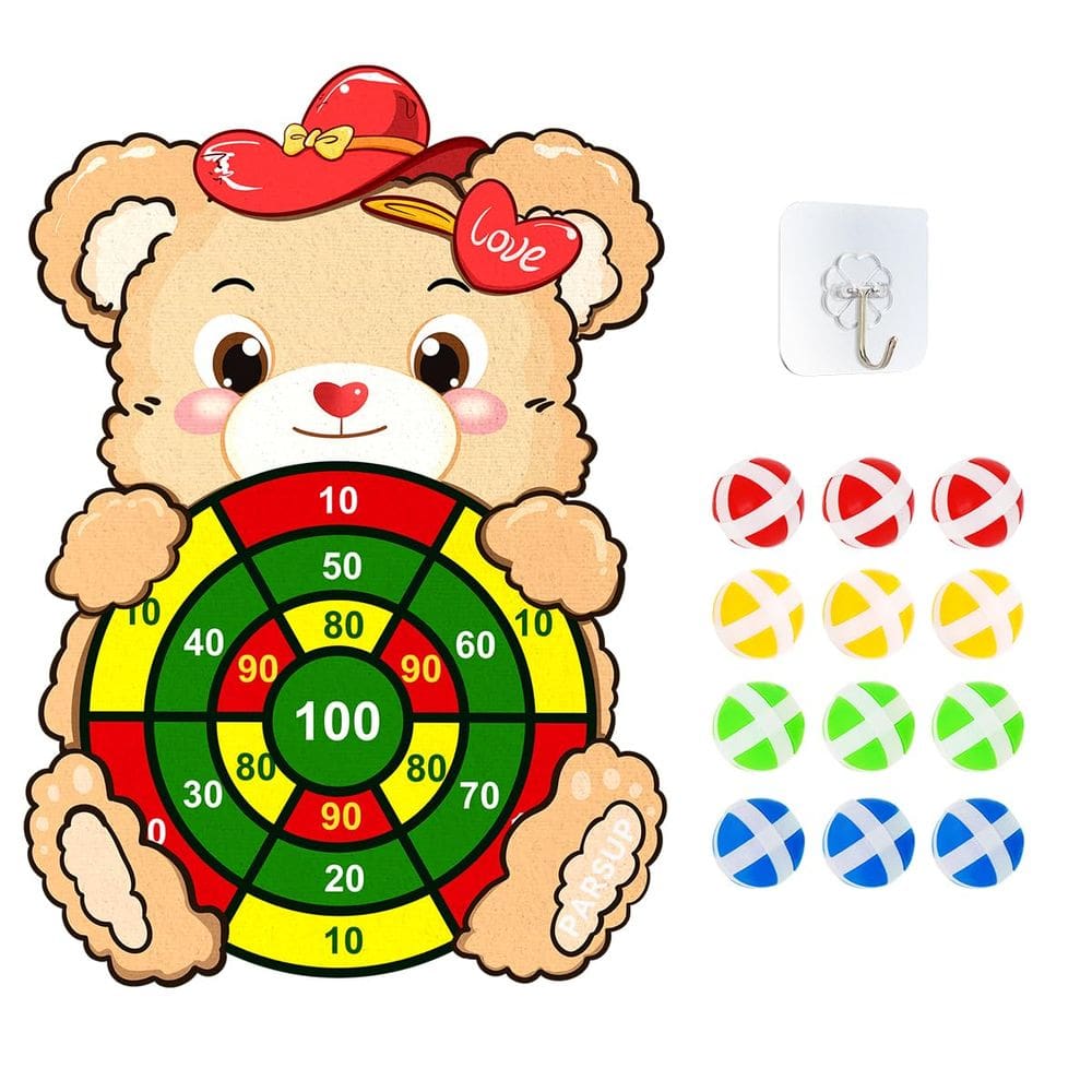 Conjunto de jogos de tabuleiro de dardos PARSUP para Dia dos Namorados com 12 bolas de palito