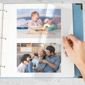 Páginas de recarga de álbum de fotos Vienrose para fichário de 3 anéis 120 páginas