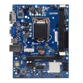 Placa Mãe Daten H110m, Autêntico, Intel 6ª E 7º Geração, Ddr3, Vga, Dvi, Lga1151