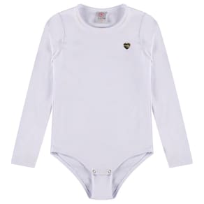 Body Collant Térmico Infantil Ultra Comfort Branco Costão