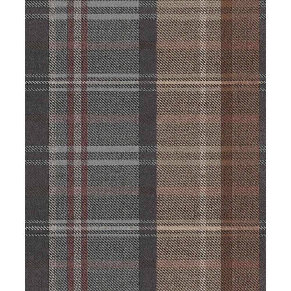 Papel de Parede Botany House Xadrez Bege 15567