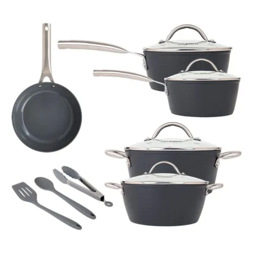 Jogo de  Panelas de Cerâmica 8 Peças Prime Black Neuhaus