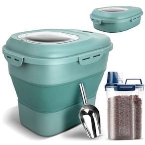Recipiente de armazenamento de alimentos para cães TIOVERY Hermético de 6 kg a 13,6 kg