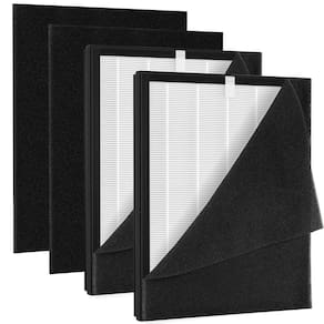 Pacote de 2 filtros purificadores de ar compatíveis com MOOKA KJ190L