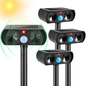 Repelente solar externo repelente de animais com sensor de movimento