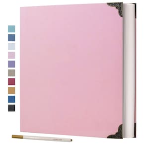Álbum de fotos Vienrose Self Adhesive 60 páginas, capa dura, rosa
