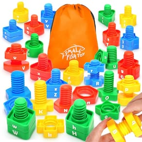 Jogo Alphabet Learning Matching SMALL FISH com 52 unidades