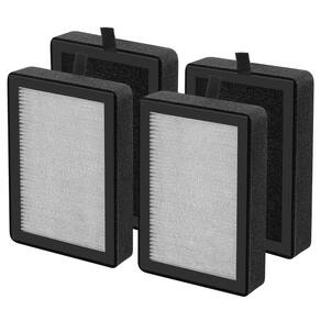 Pacote de 4 filtros de reposição para purificador de ar para Levoit LV-H128
