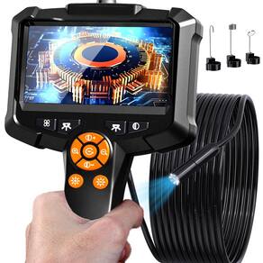 Câmera endoscópica Daxiongmao 1080P HD 4,3" LCD IP67 impermeável