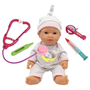 Conjunto de bonecas Doctor The New York Doll Collection com bebê de 16"