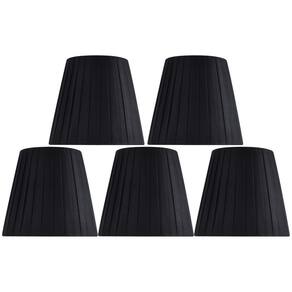 Conjunto de abajures GO&SO Chandelier Black Linen 4x6x5cm (5 unidades)