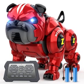 Controle remoto recarregável Robot Dog Lterfear para crianças vermelho