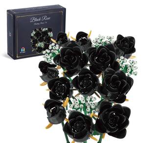 Conjunto de blocos de construção HI-REEKE Flowers Rose Bouquet 660 unidades