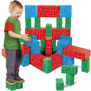 Bloco de construção de papelão Exercise N Play Jumbo 40 unidades para crianças