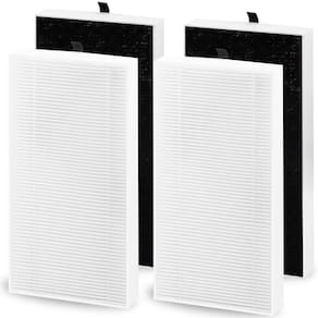 Pacote de 4 filtros purificadores de ar de substituição para Febreze e Honeywell