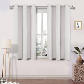 Cortinas Blackout DWCN com isolamento térmico 107x137cm Marfim