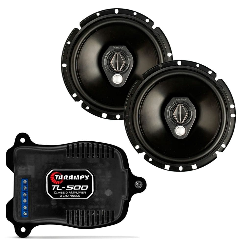 Kit Bomber Par 6pol Upgrade Duas Vias + Triaxial Bbr 100wrms