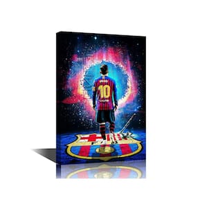 Arte de parede em tela TISHIRON Lionel Messi Pictures 40x60cm