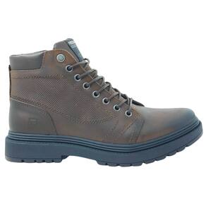 Coturno Masculina Jack05 em Couro o com Solado Costurado Salto de 3cm Estilo Conforto Dia a Dia