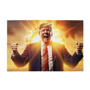 Quebra-cabeça Trump ganha 1000 peças para adultos e crianças