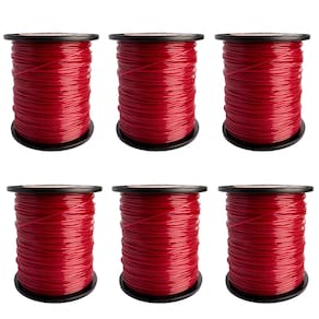 KIT 6 Bobinas Fio Nylon Redondo Roçadeira 2.7mm 2kg - Sanre