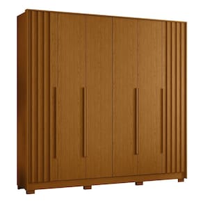 Guarda Roupa Casal 237cm 6 Portas Vinna A02 Cinamomo - Mpozenato