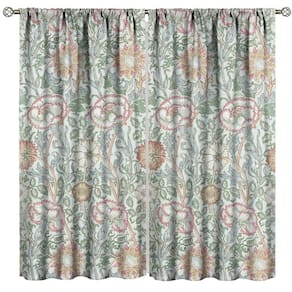 Cortinas de janela GoDazzling William Morris Floral Blackout
