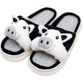 Pantufas Sapatos Chinelo De Inverno Porquinho Pelúcia Macio