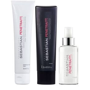 Kit Sebastian Penetraitt - Shampoo 250ml + Sérum Capilar Noturno 95ml + Máscara 150ml