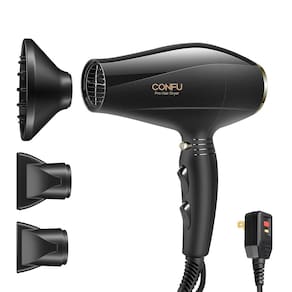 Secador de cabelo CONFU Ionic com difusor 1875W AC Motor 2 bicos