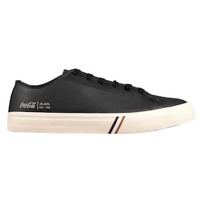 Tênis Coca Cola Ocean Leather Masculino Couro Casual Preto