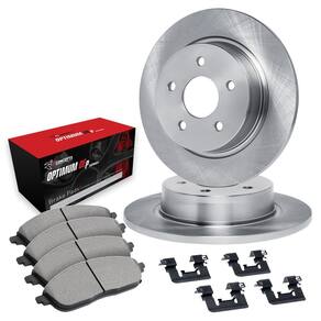Kit de freio traseiro R1 Concepts com rotores para Lexus HS250h e RAV4