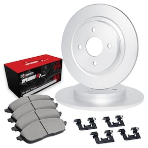 Kit de freio R1 Concepts: freios e rotores traseiros para Hyundai Acc