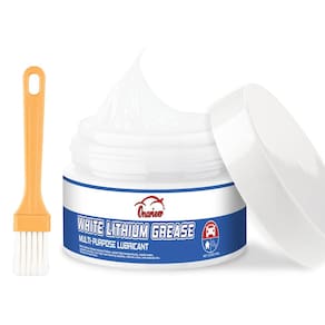 Graxa de lítio branca Onarieer 100mL com escova para metal