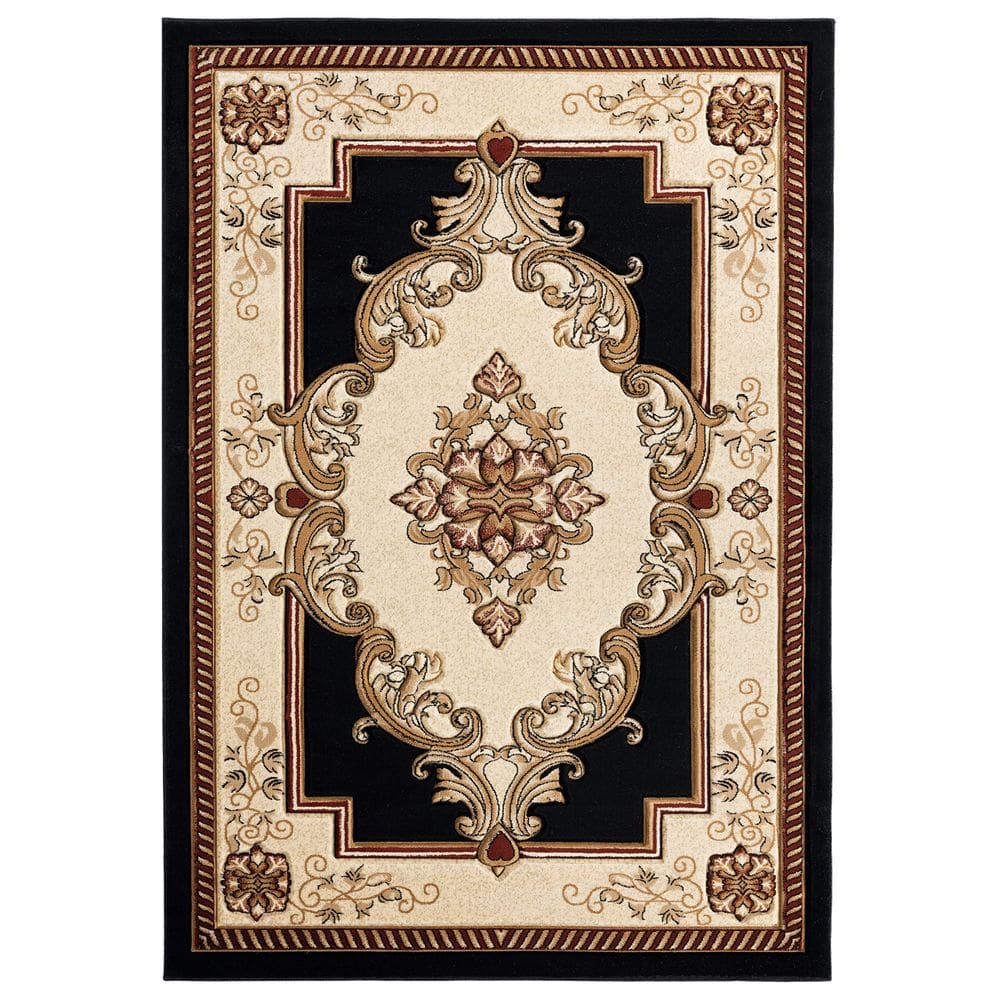 Tapete Accent United Weavers Bristol Fallon Preto 55x85cm