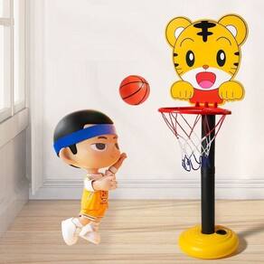 Kit Cesta de Basquete Infantil Jogo de Basquete Infantil Brinquedo Esportivo Leve Ajustável Colorido