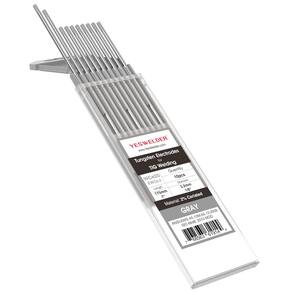 Eletrodo de tungstênio de soldagem TIG YESWELDER 2% ceriado 1/8 x 175mm